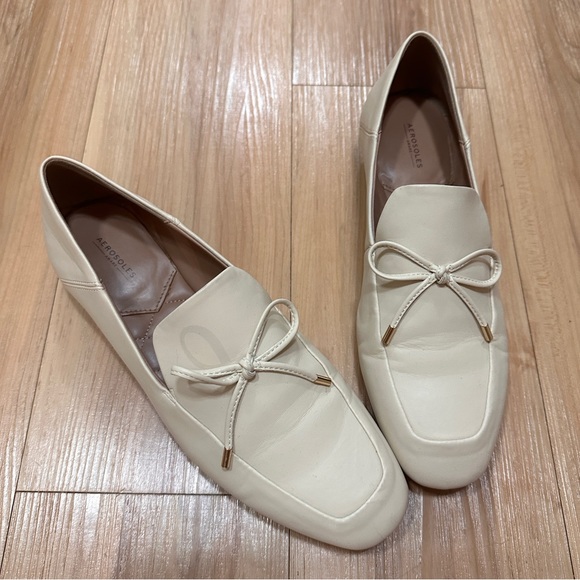 Aerosoles Beige Loafers Size 8 1/2 - Picture 4 of 5